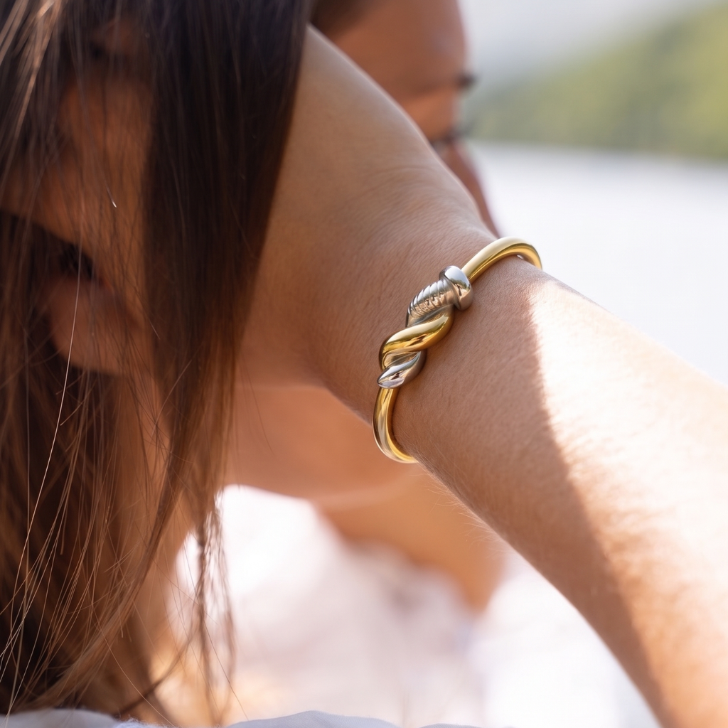 Duality Twist Bangle