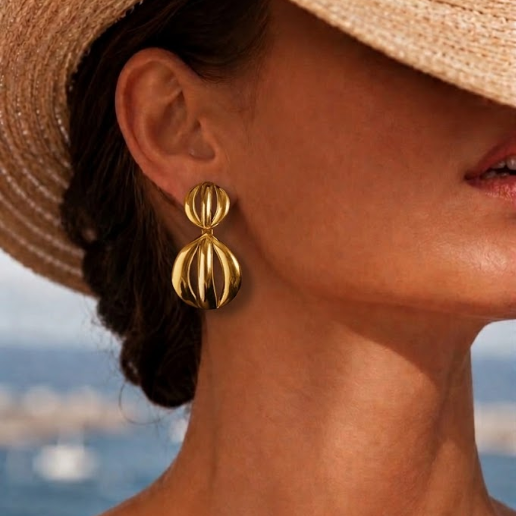 Geometric Statement Earrings