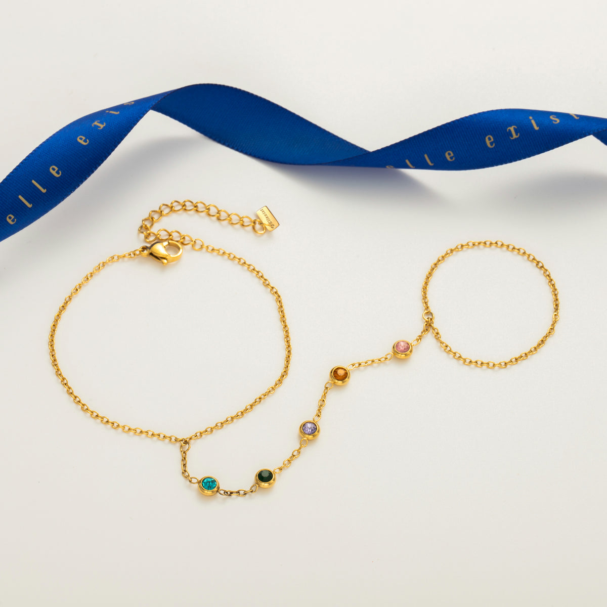 Gem Drop Hand Chain