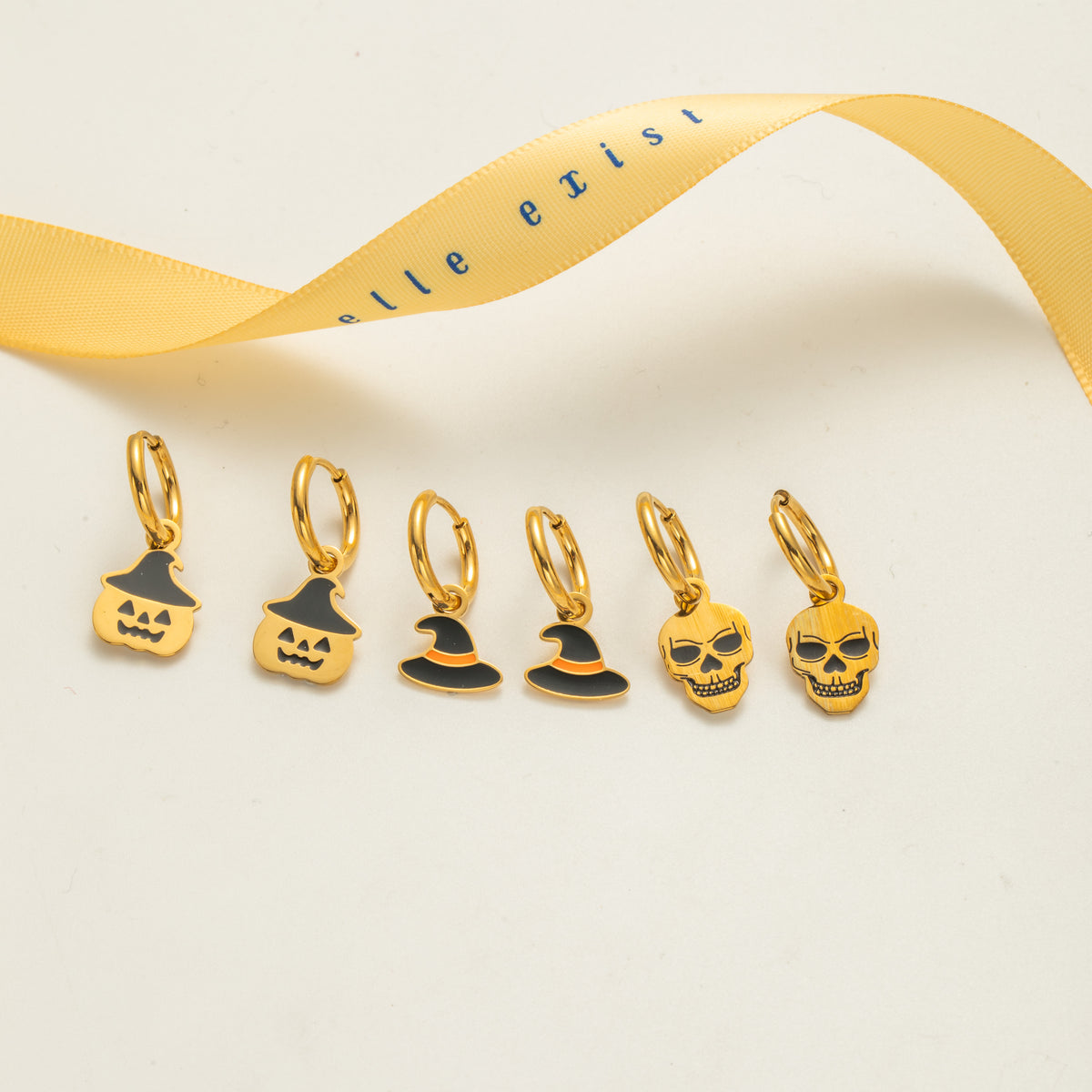 Halloween Charm Hoops Set