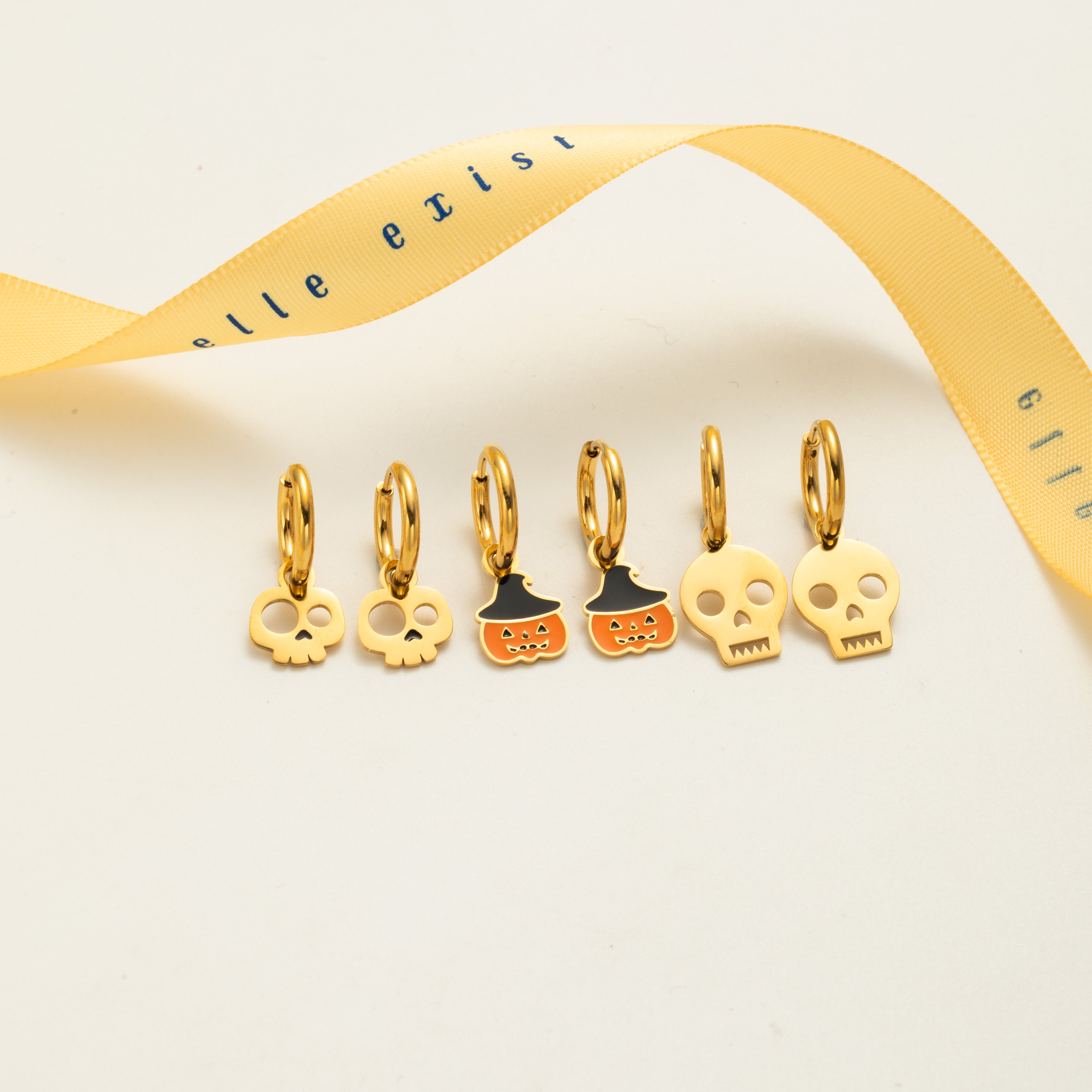 Halloween Charm Hoops Set