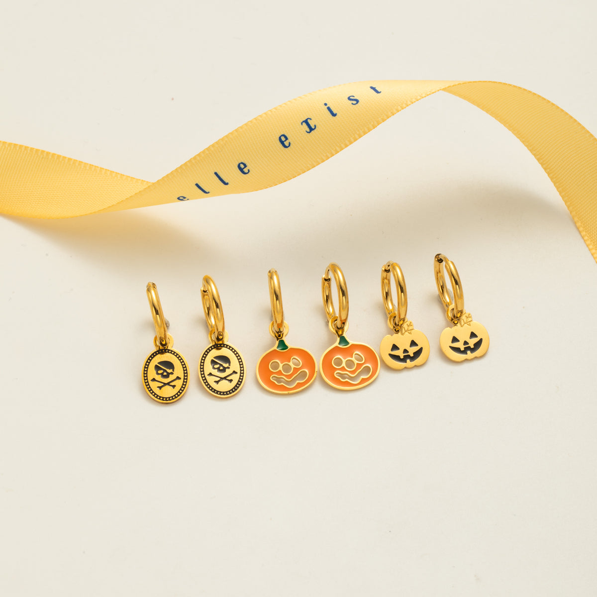 Halloween Charm Hoops Set