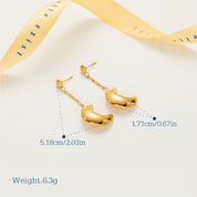 Crescent Moon Dangle