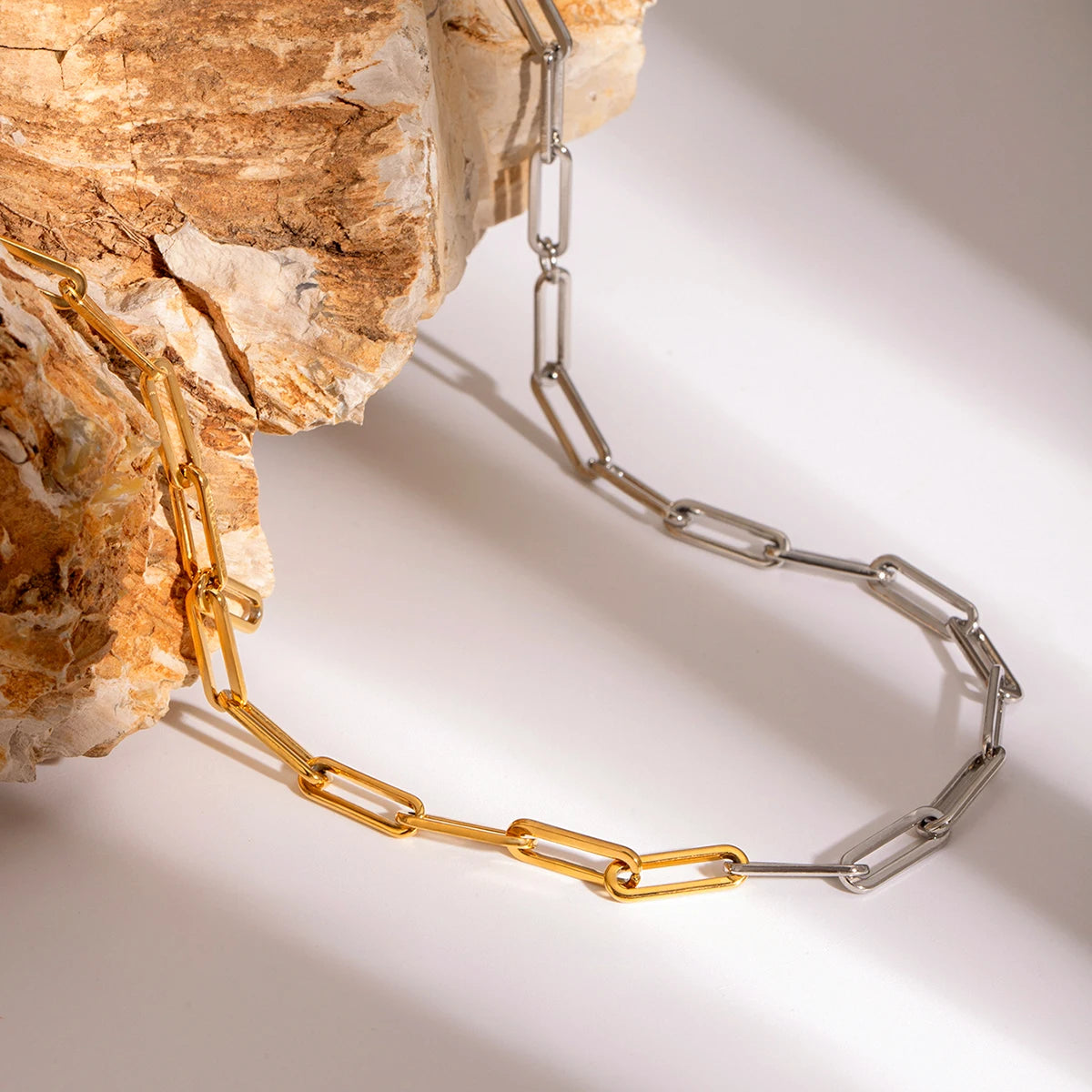 Dual-Tone Link Chain Choker