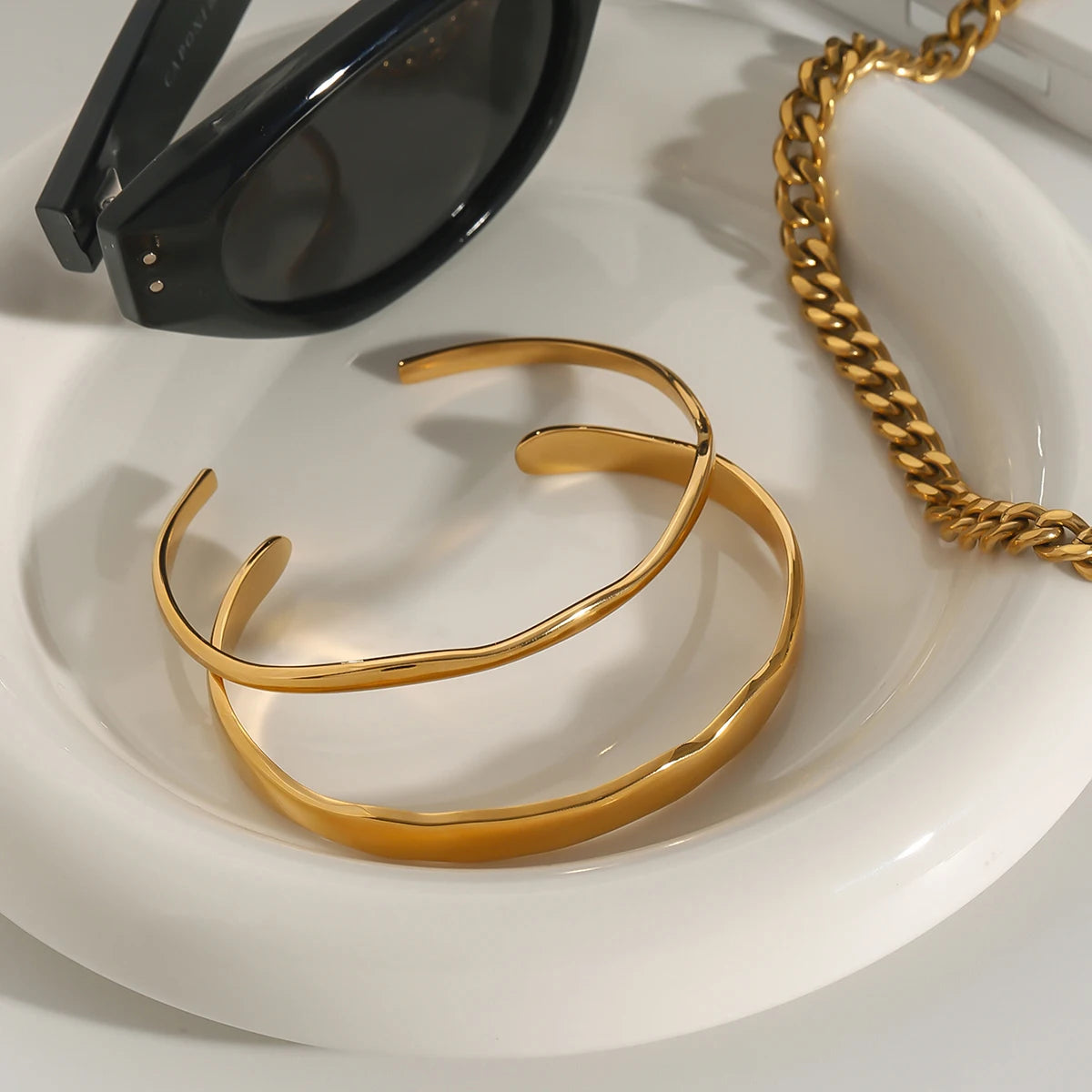 Wavy Cuff Bracelet