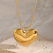 Minimalist Heart Pendant Necklace